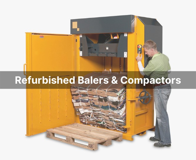 Cardboard And Plastic Baler'