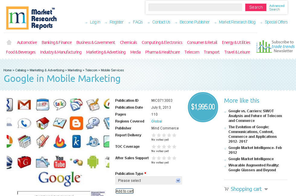 Google in Mobile Marketing'