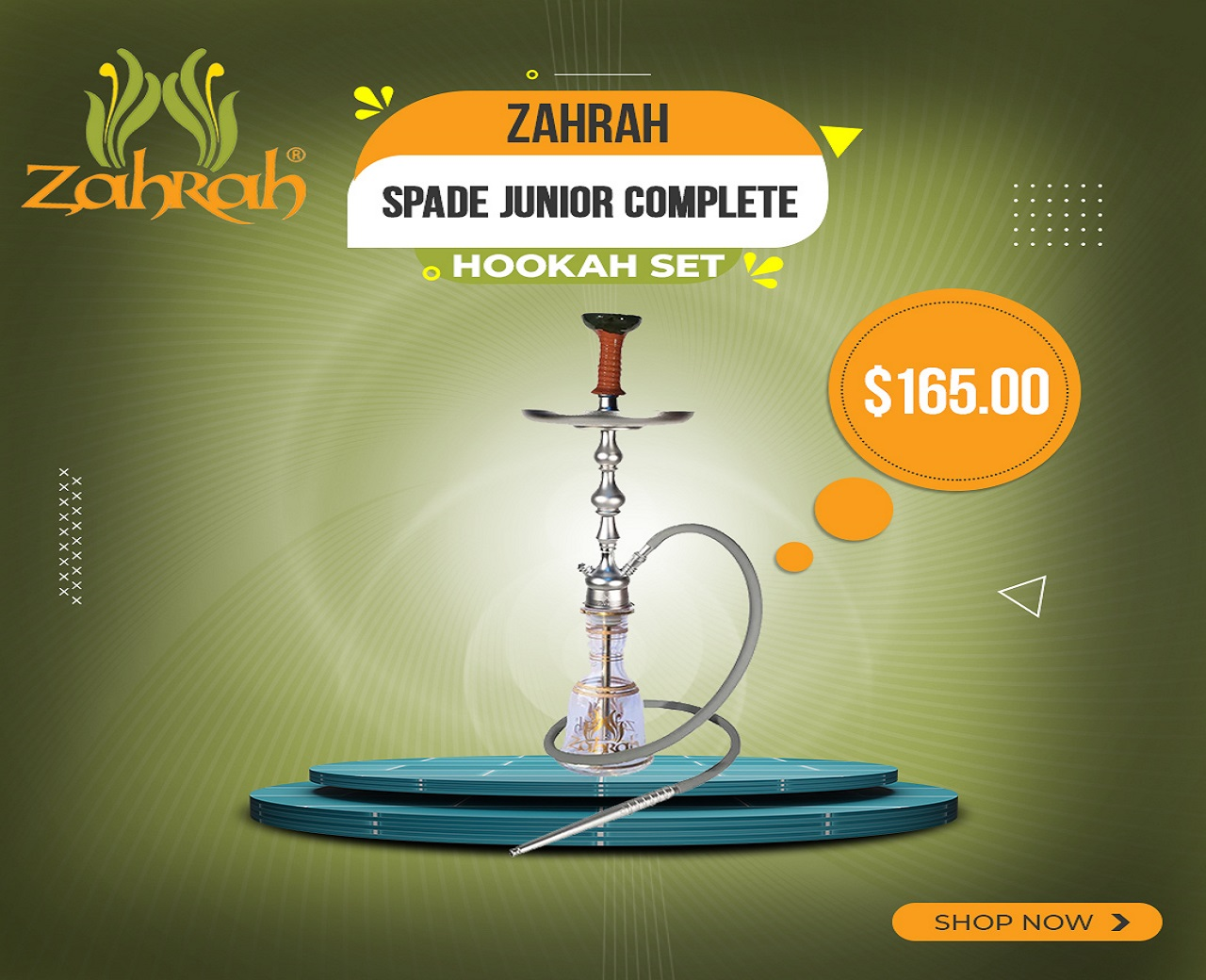 Company Logo For Zahrah Hookah'