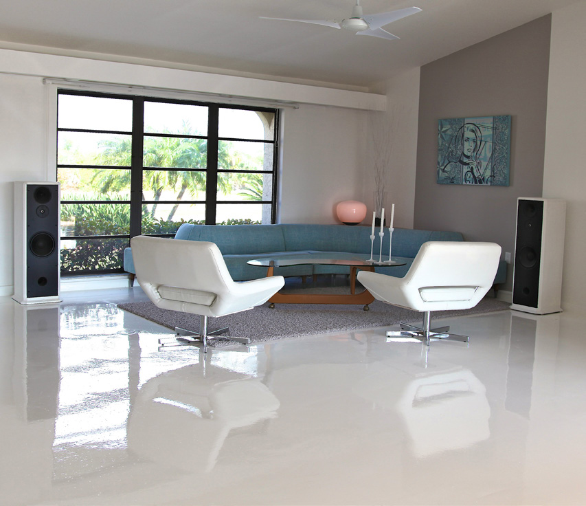 Concrete floor coatings'