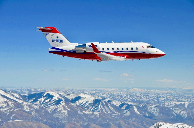 Intermountain Life Flight Jet'