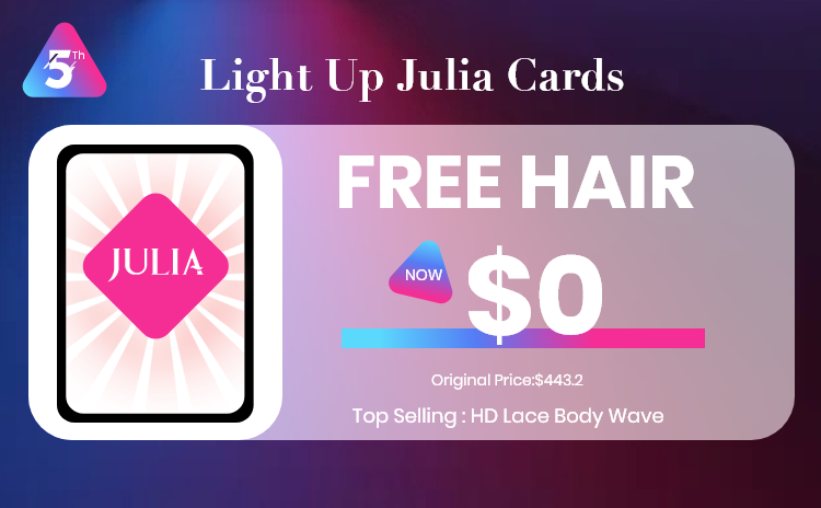 Julia Hair Offers Big Surprise Sale In Celebration Of 5th An'