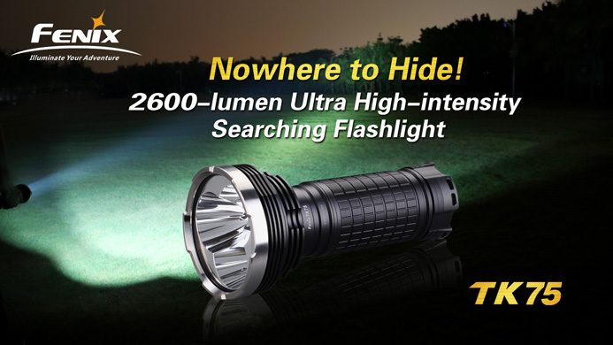 Fenix TK75 3xCREE XM-L U2 2600 LM Flashlight'