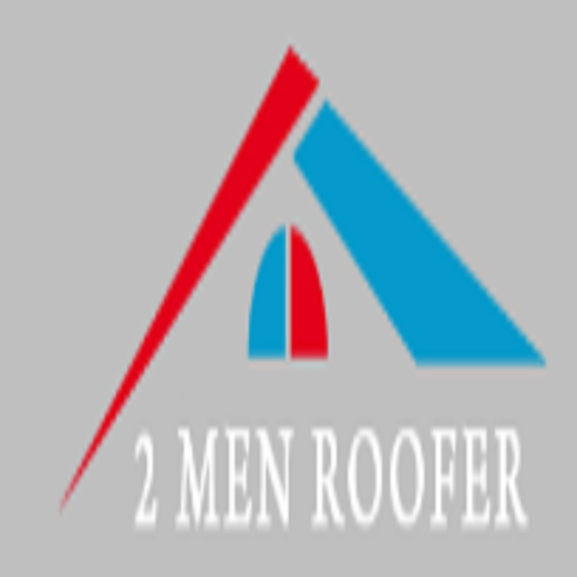 Company Logo For 2 Men Roofer'