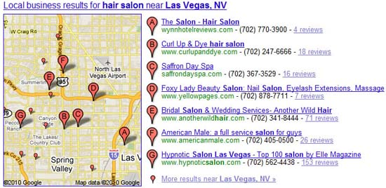 Google Local Business Listings