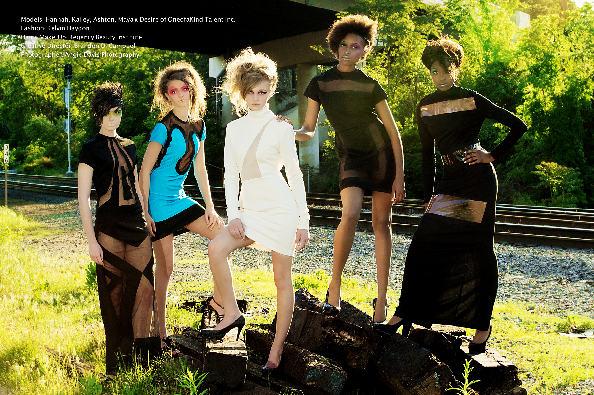 Little Rock Fashion Week models'