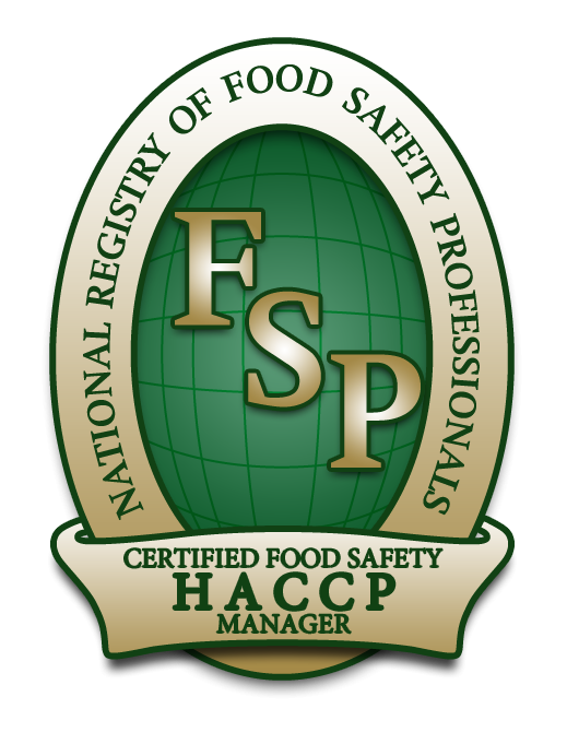 Certified Food Safety HACCP Manager