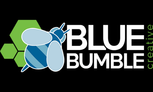Blue bumble creative Logo