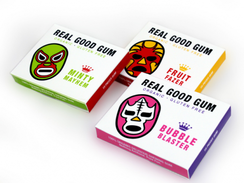 The First 100% Organic Chewing Gum'