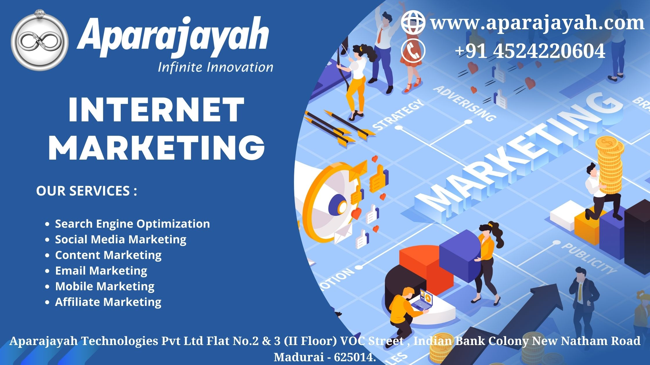 Company Logo For Internet Marketing - Aparajayah'