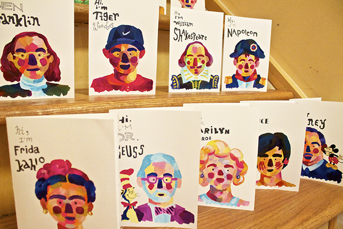 "Hello from History" cards'
