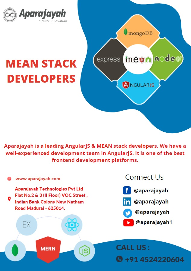 Company Logo For Mean Stack Developers - Aparajayah'