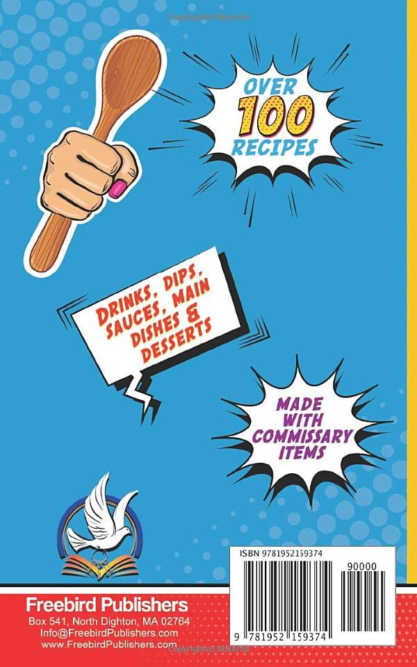 Convicted Creations Cookbook Back Cover