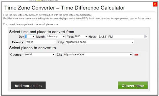 time zone converter