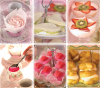 Images of recipes from the Princess Tea Party Book'