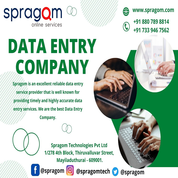 Company Logo For Data Entry Company  - Spragom'