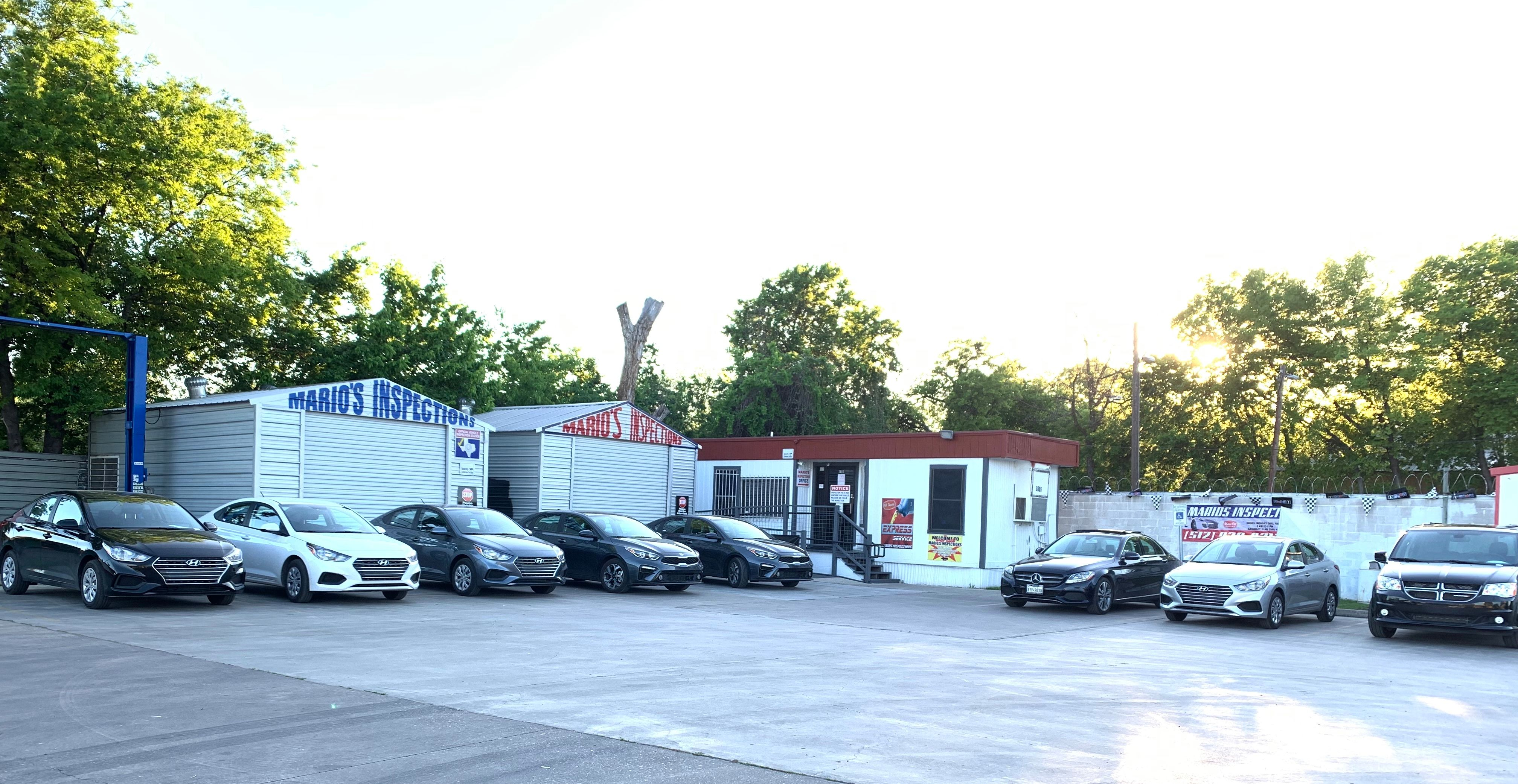 Mario's Inspection Station Logo