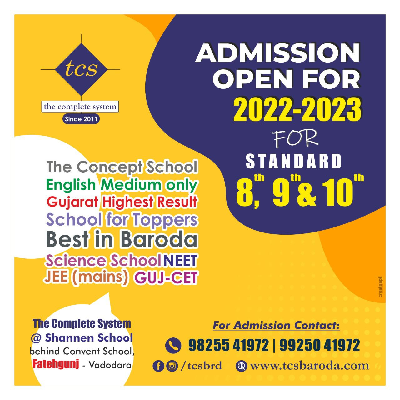 Best Science School In Vadodara | Jee Mains For 9th Gseb