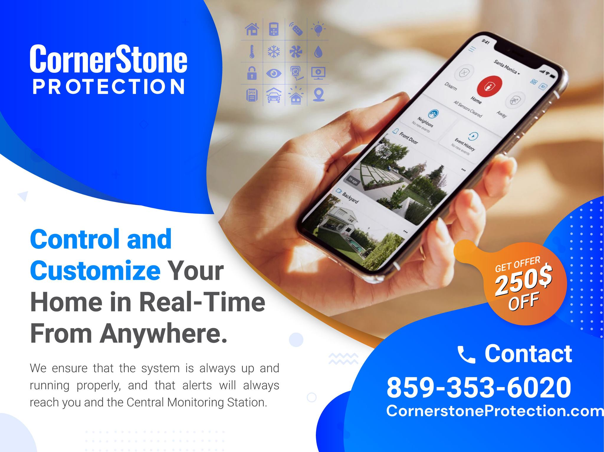 home automation systems from cornerstone protection'