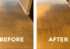 before and after carpet cleaning'