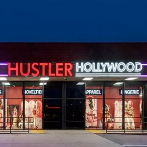 HUSTLER Hollywood Santa Ana Logo