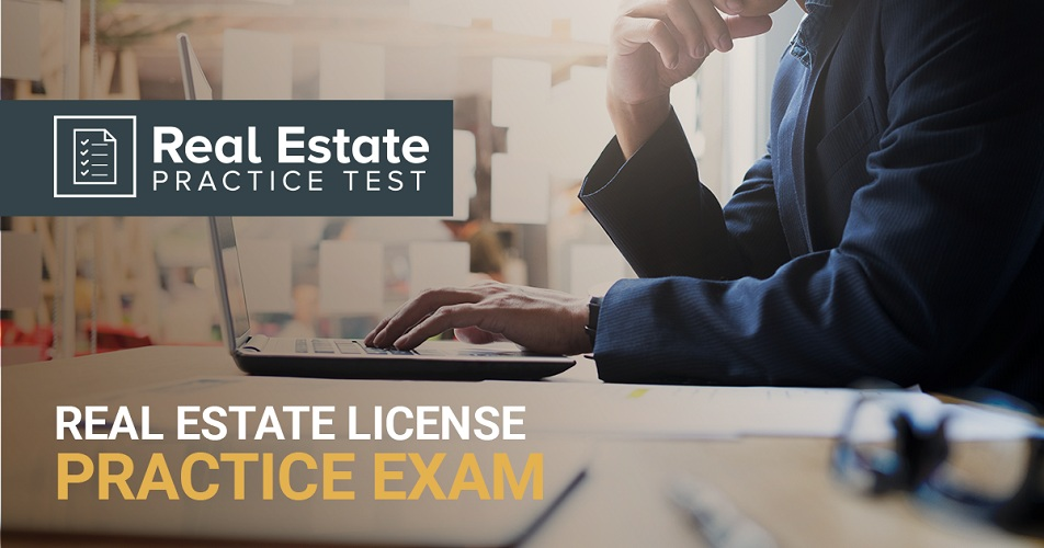 real estate license test'