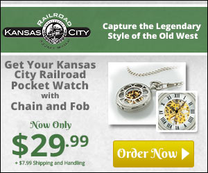 Kansas City Pocket Watch As Seen on TV Canada'