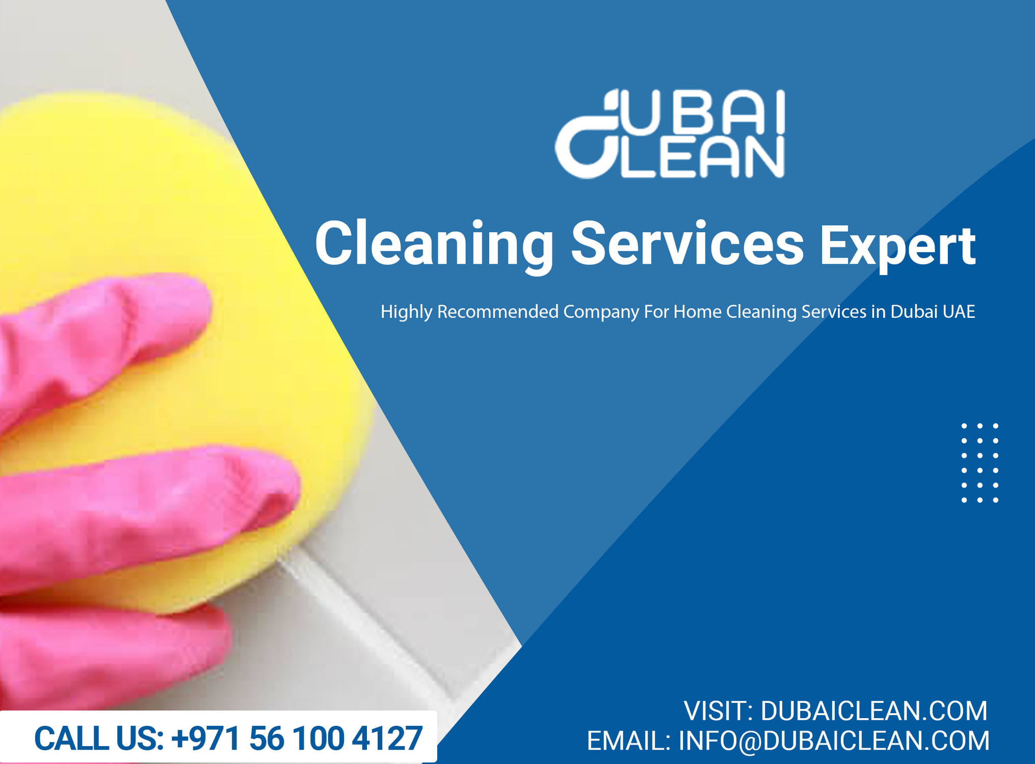 Company Logo For cleaning company in Dubai'