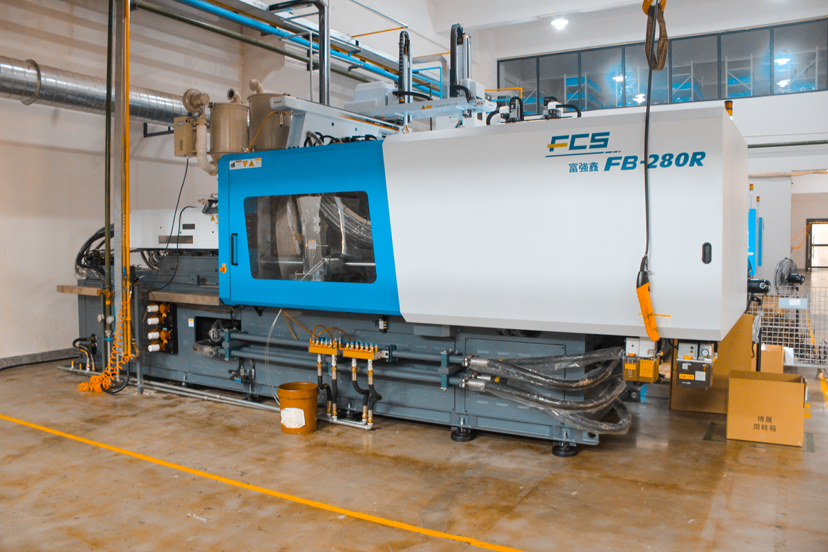 a two-shot injection molding machine in Prototool'