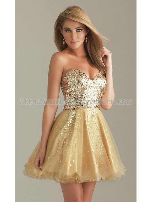 Sequined Homecoming Dresses Now Available at Dressywomen.com'