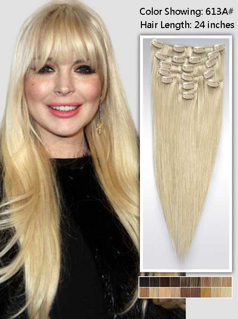 Vpfashion clip in hair extensions'