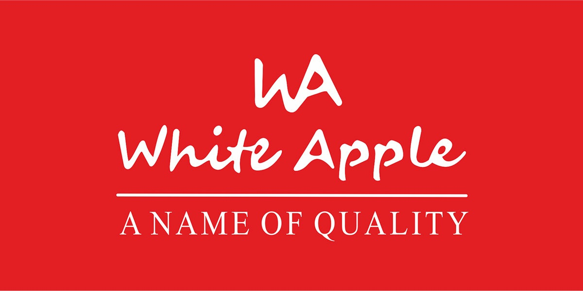 Company Logo For White Apple A Name of Quality'