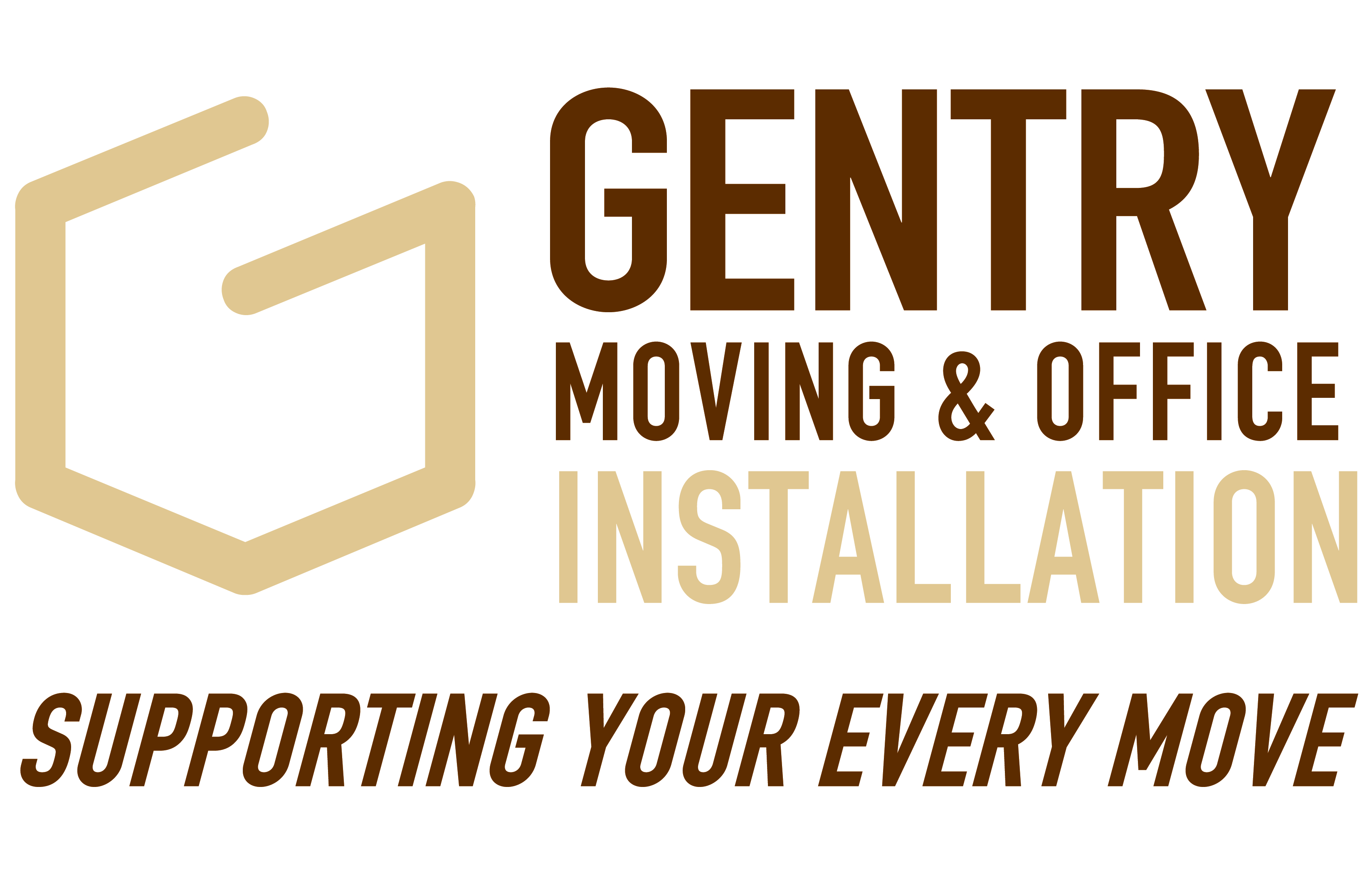 Installation Logo For Gentry Moving and Storage'