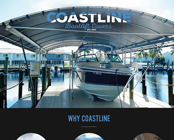 Company Logo For Coastline Boat Lift Covers'