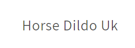 Company Logo For Horse Dildo UK'