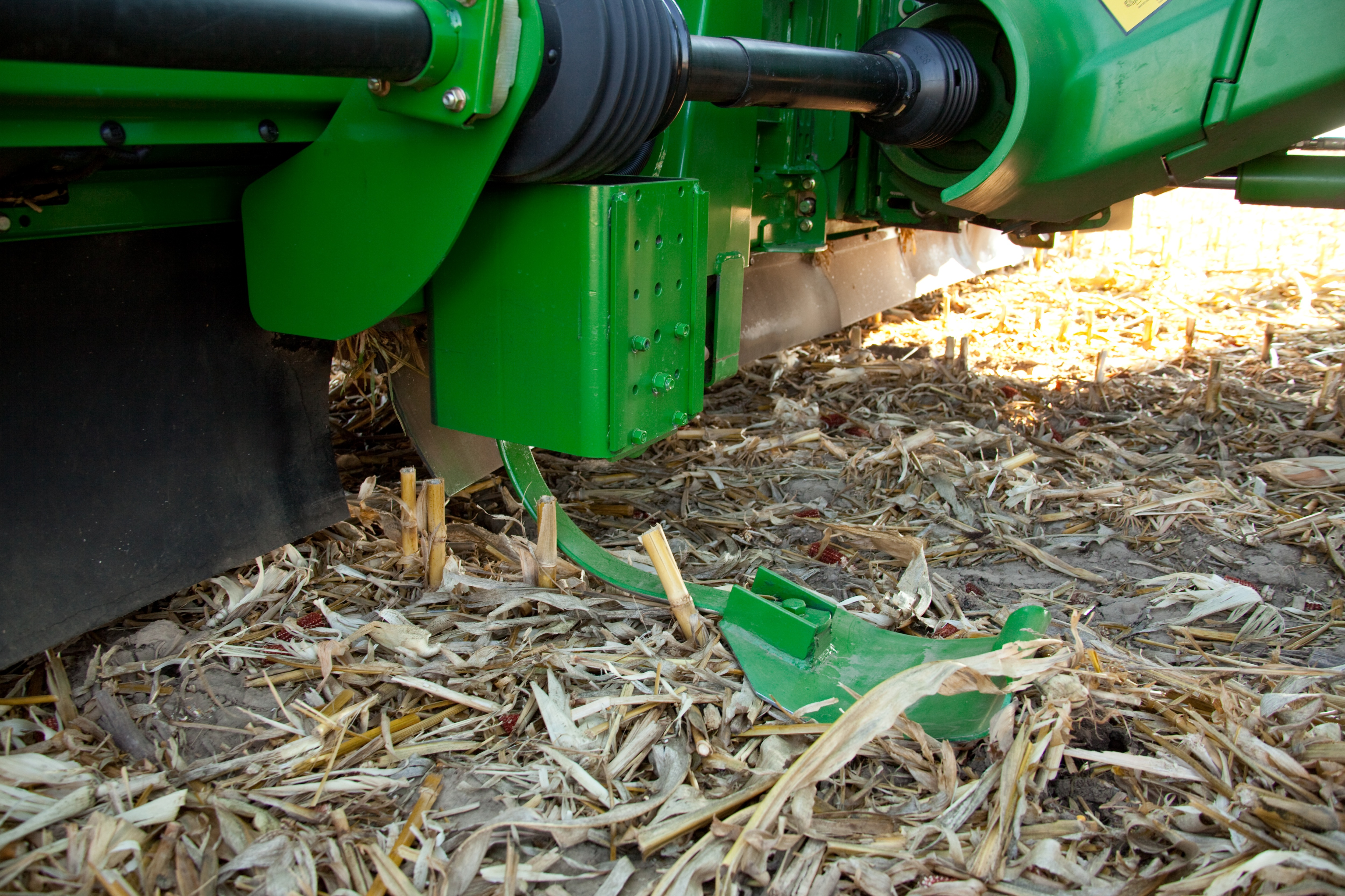 Stalk Crusher In Field'