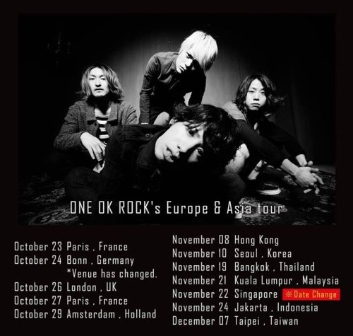 One OK Rock Singapore'