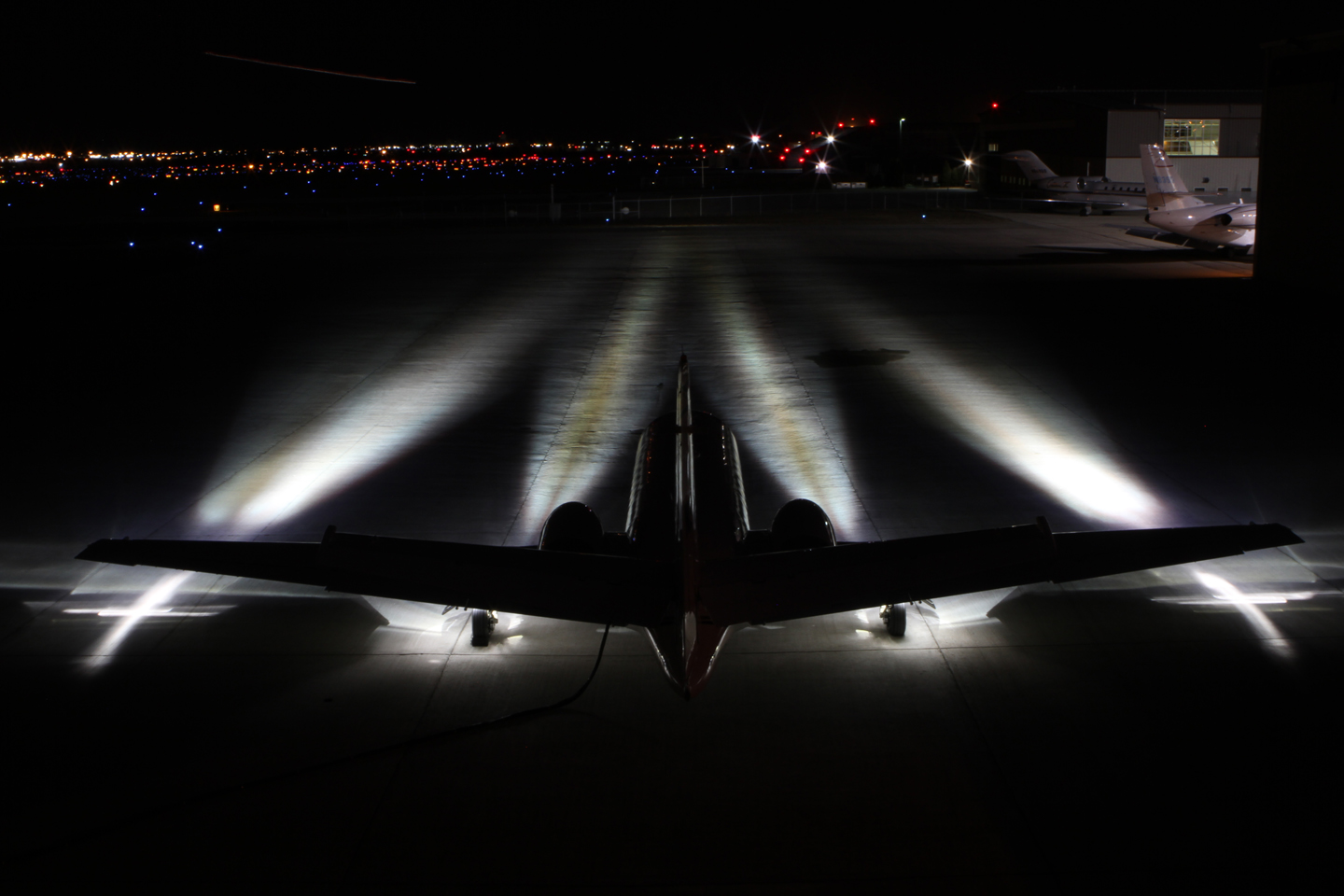 Citation Ultra Lighting After BoomBeam Installation-Overview