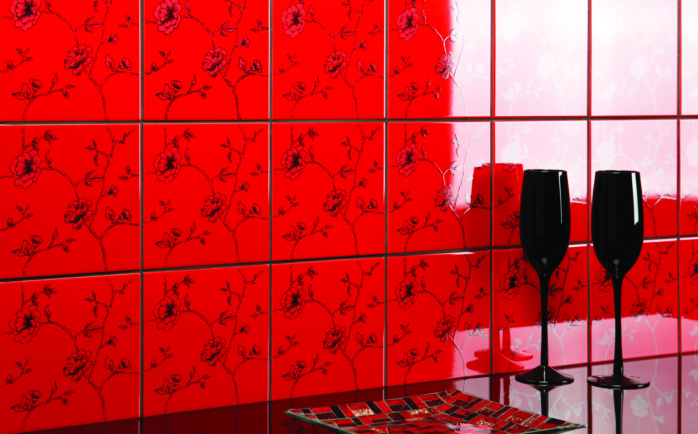 red tiles'