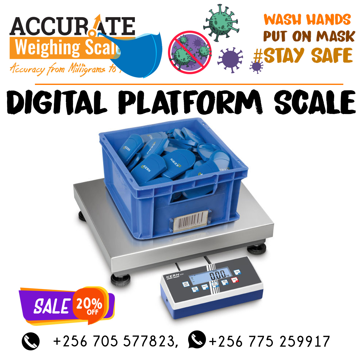 Digital Bench weighing scales in Kampala'