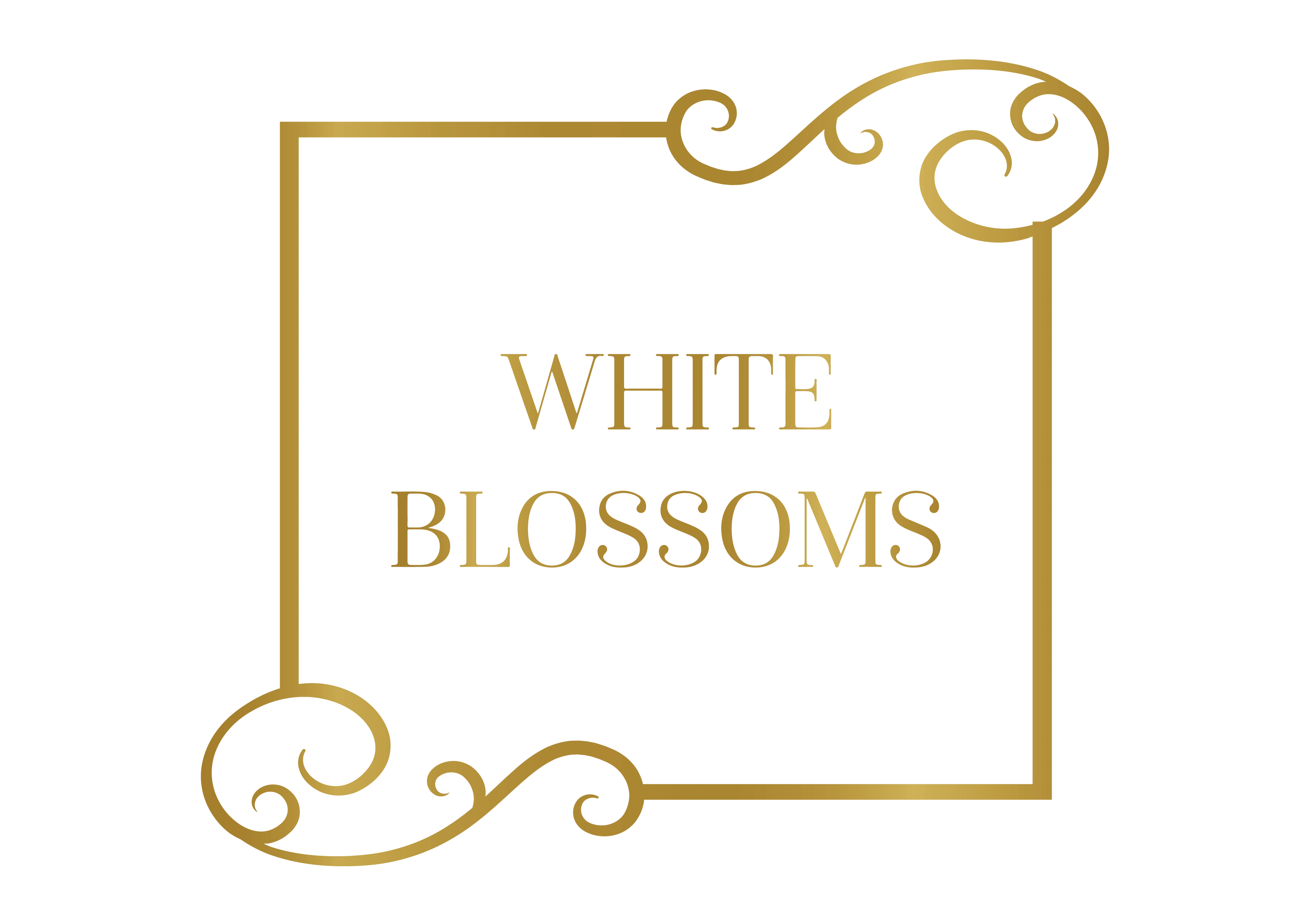 Company Logo For White Blossoms Flower Boutique'