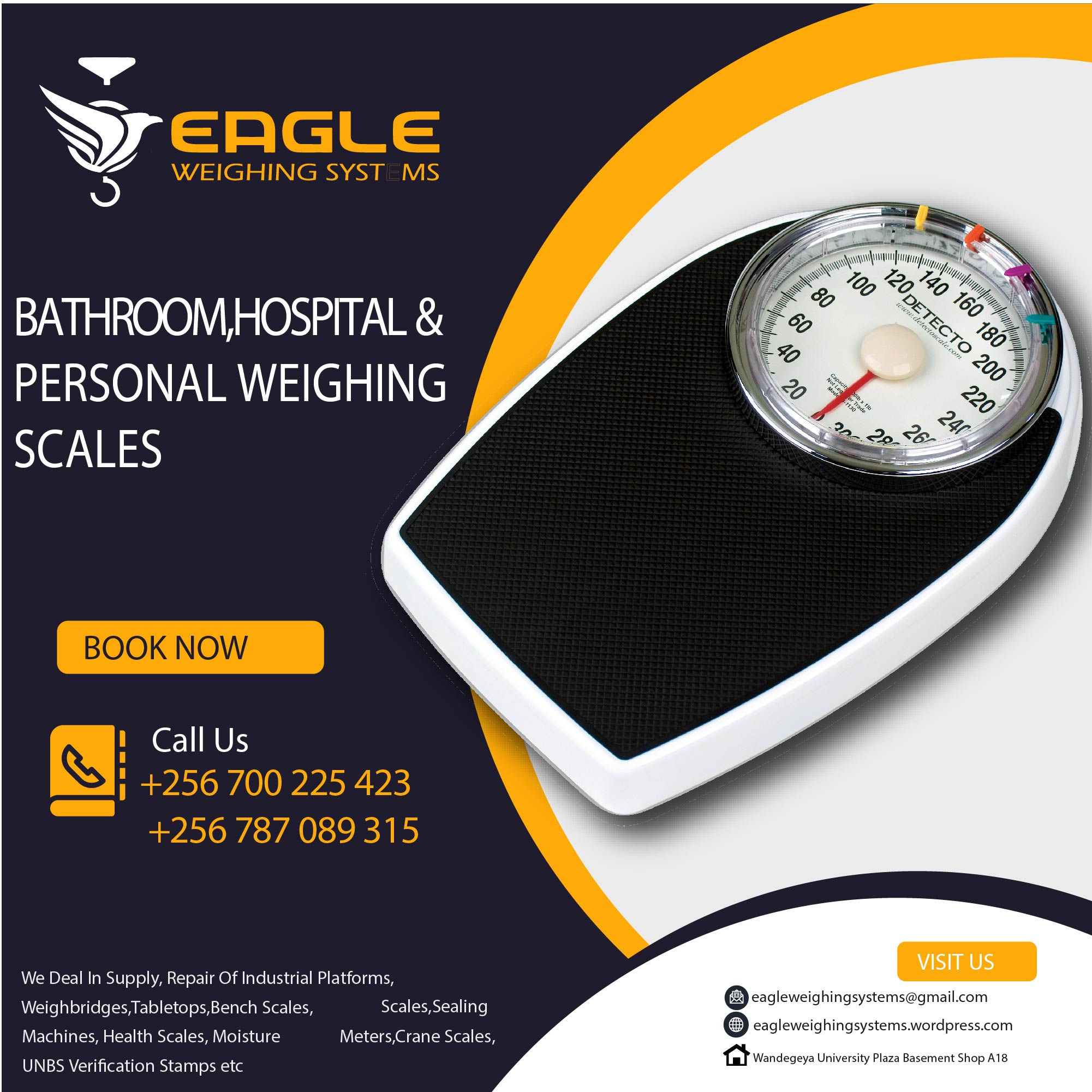 High Quality Bathroom Body Weighing Scales Kampala'