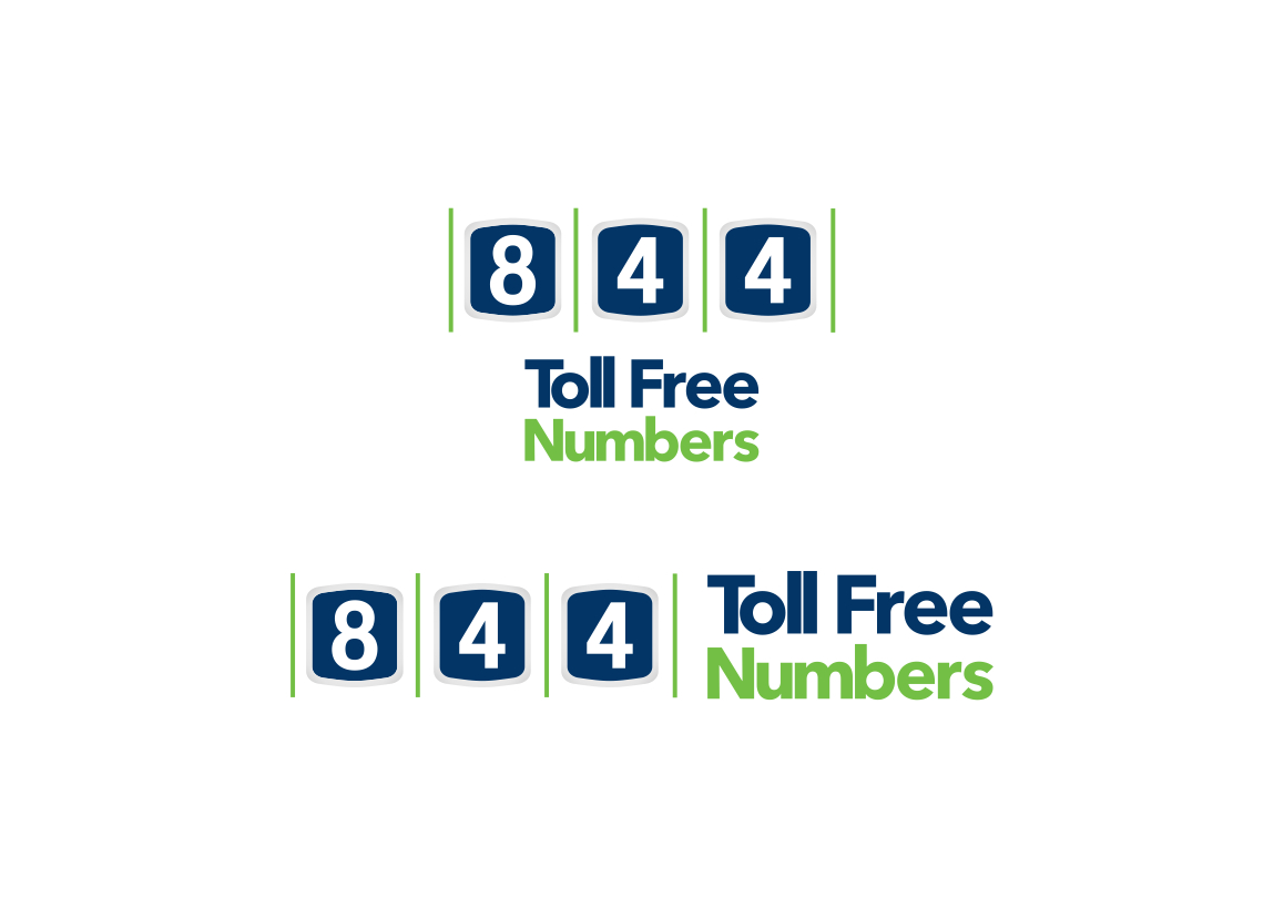 844 Logo For Custom Toll Free'