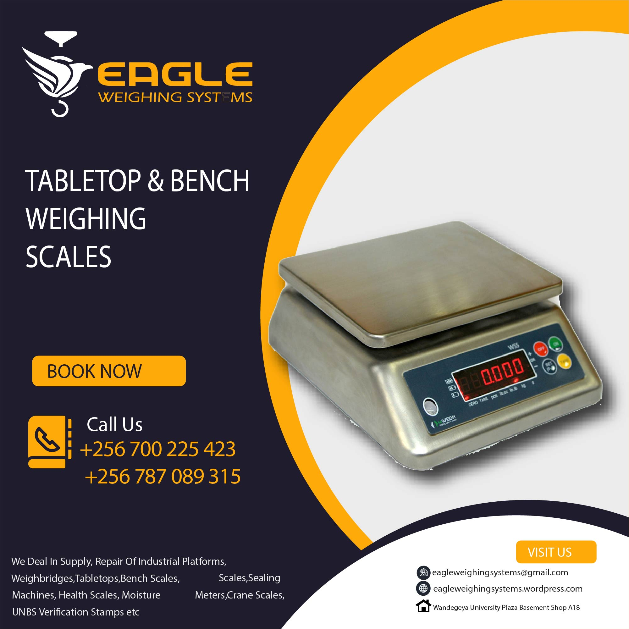 Digital table top 30kg electronic weighing scales'