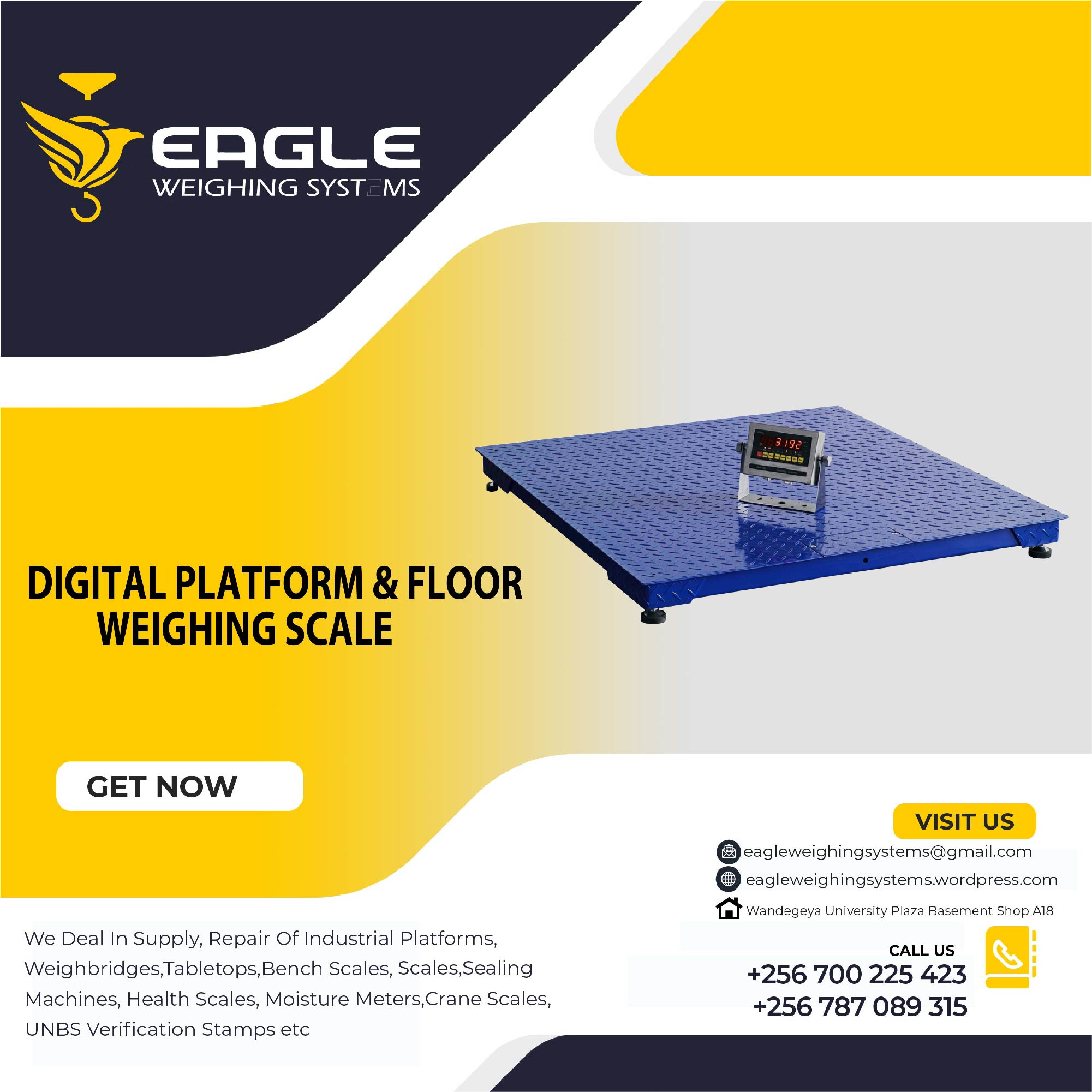 Platform Weighing Scales in  Kampala Uganda'