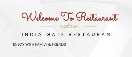 Company Logo For India Gate Restaurant'