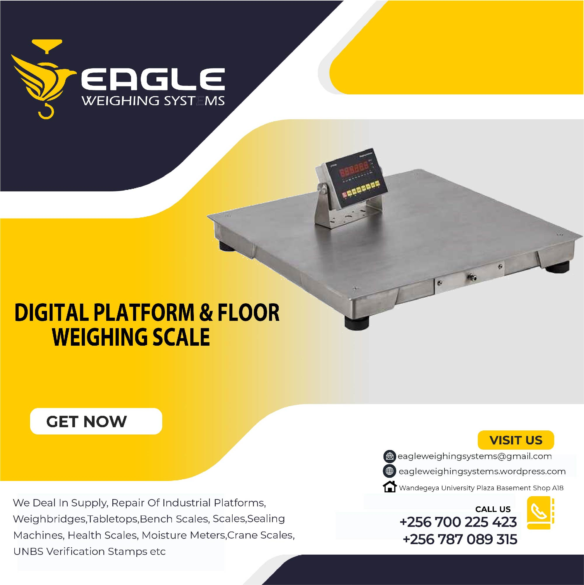 heavy duty weighing scales in Kampala'