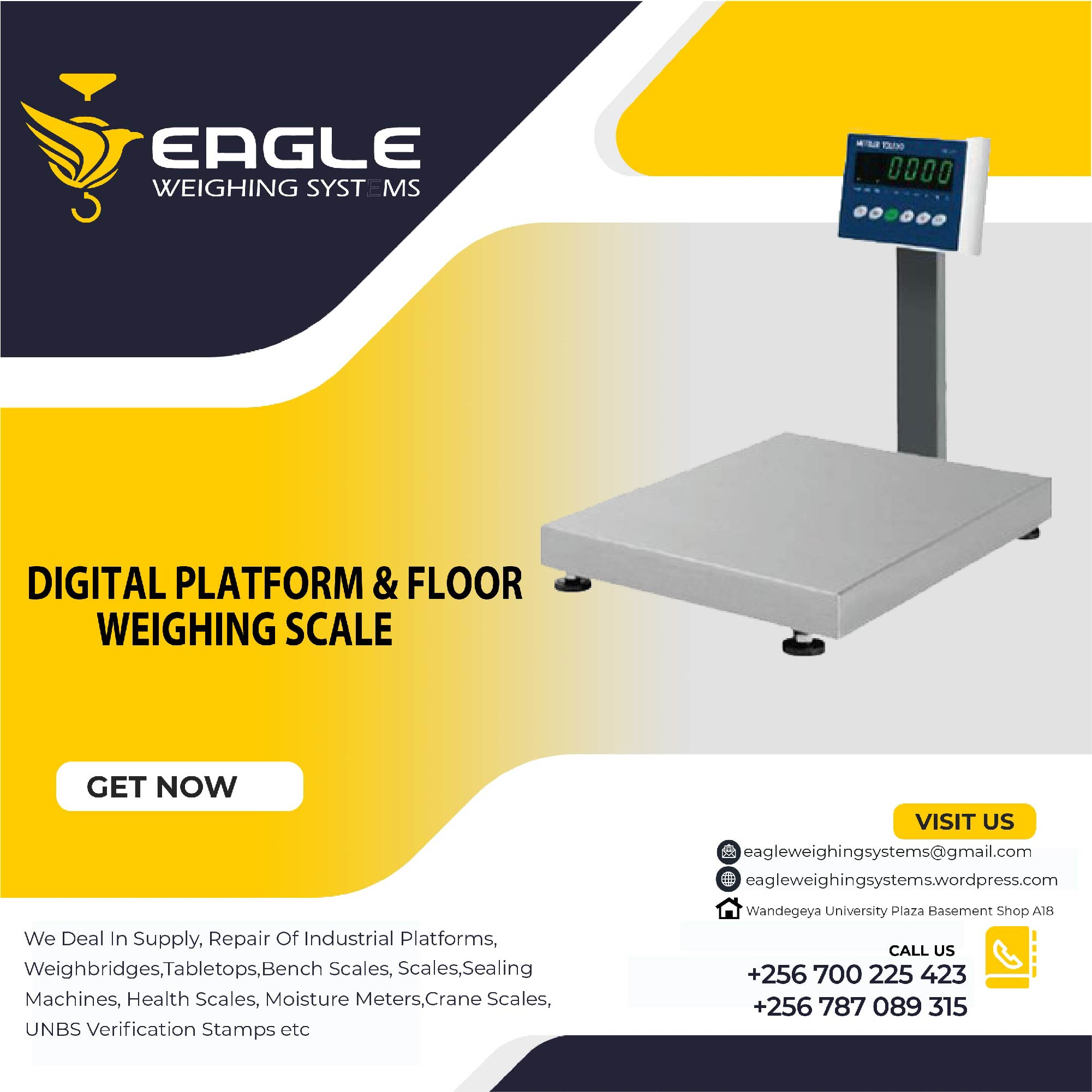 platform floor scale'