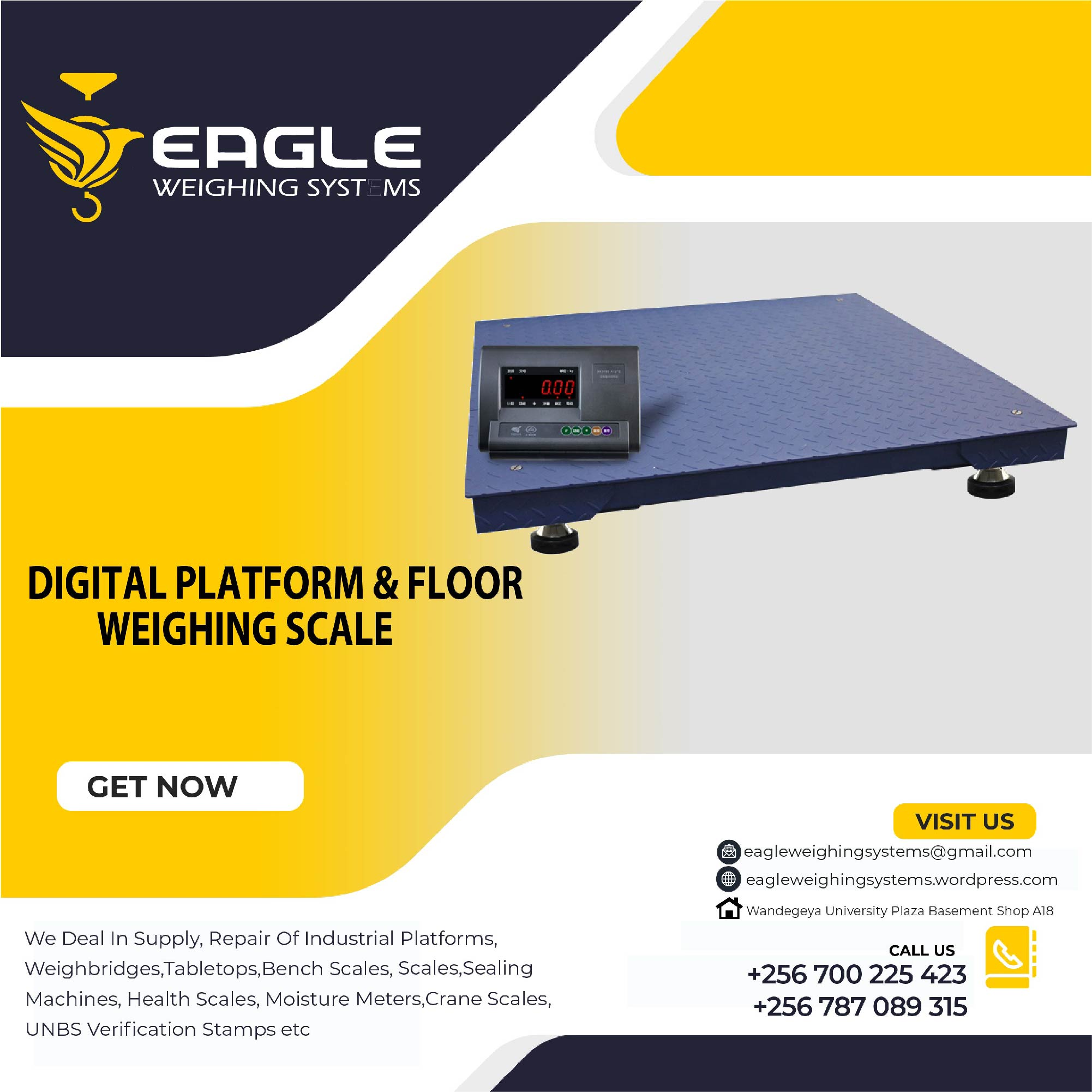 1t 3t 5t industrial digital platform weighing scales'