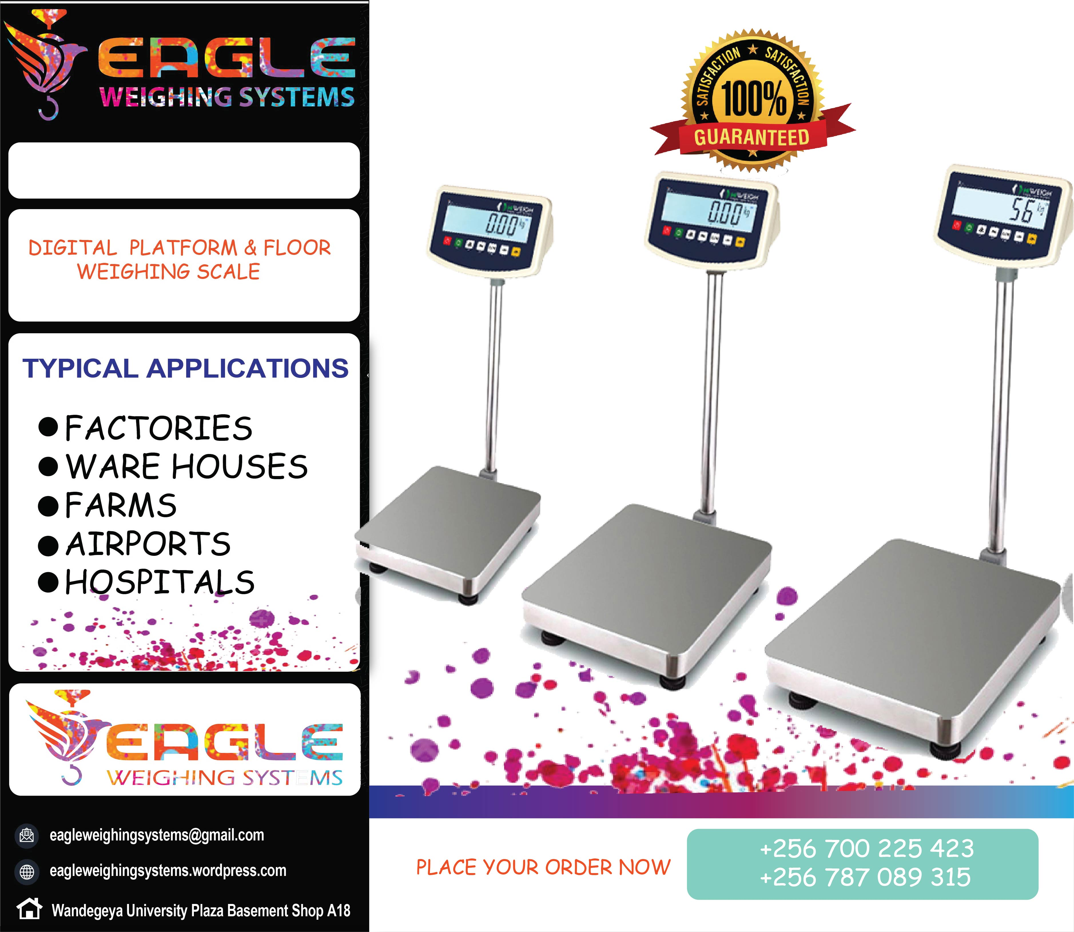 Industrial strong low profile platform scale'